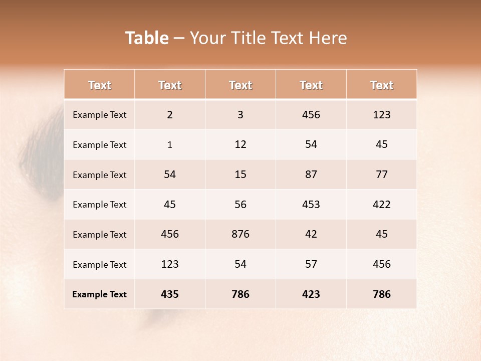 Vision Colorful Makeup PowerPoint Template