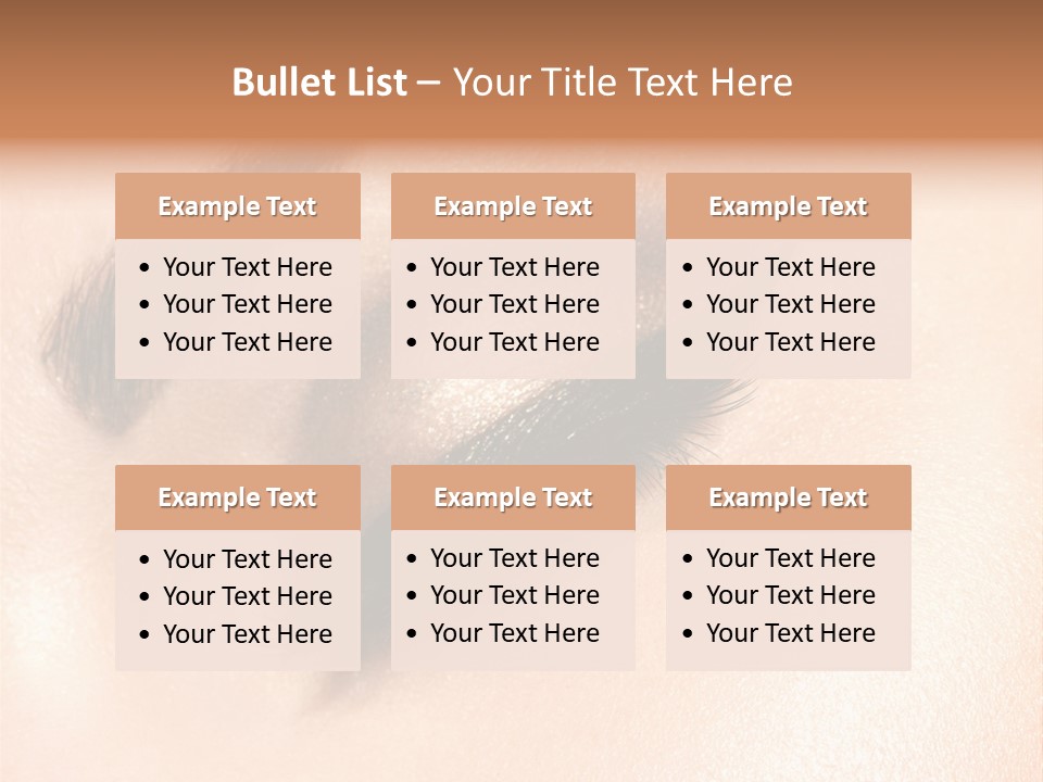 Vision Colorful Makeup PowerPoint Template