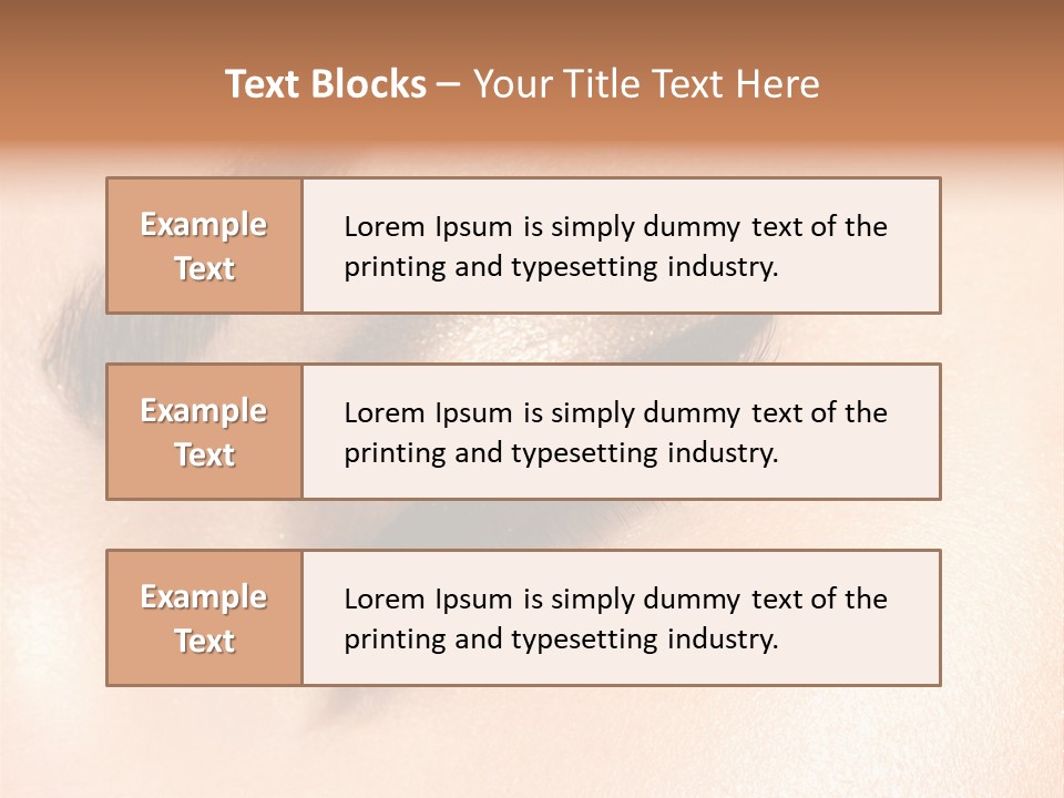 Vision Colorful Makeup PowerPoint Template