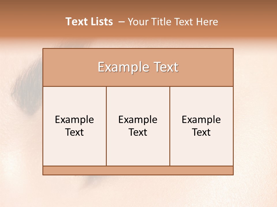 Vision Colorful Makeup PowerPoint Template