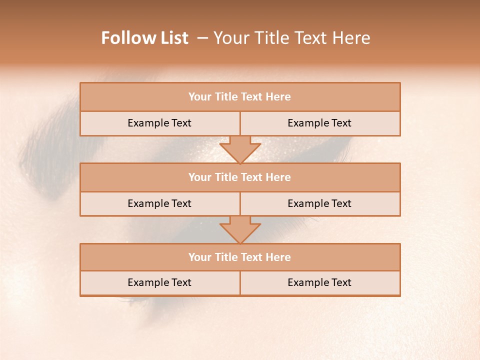 Vision Colorful Makeup PowerPoint Template