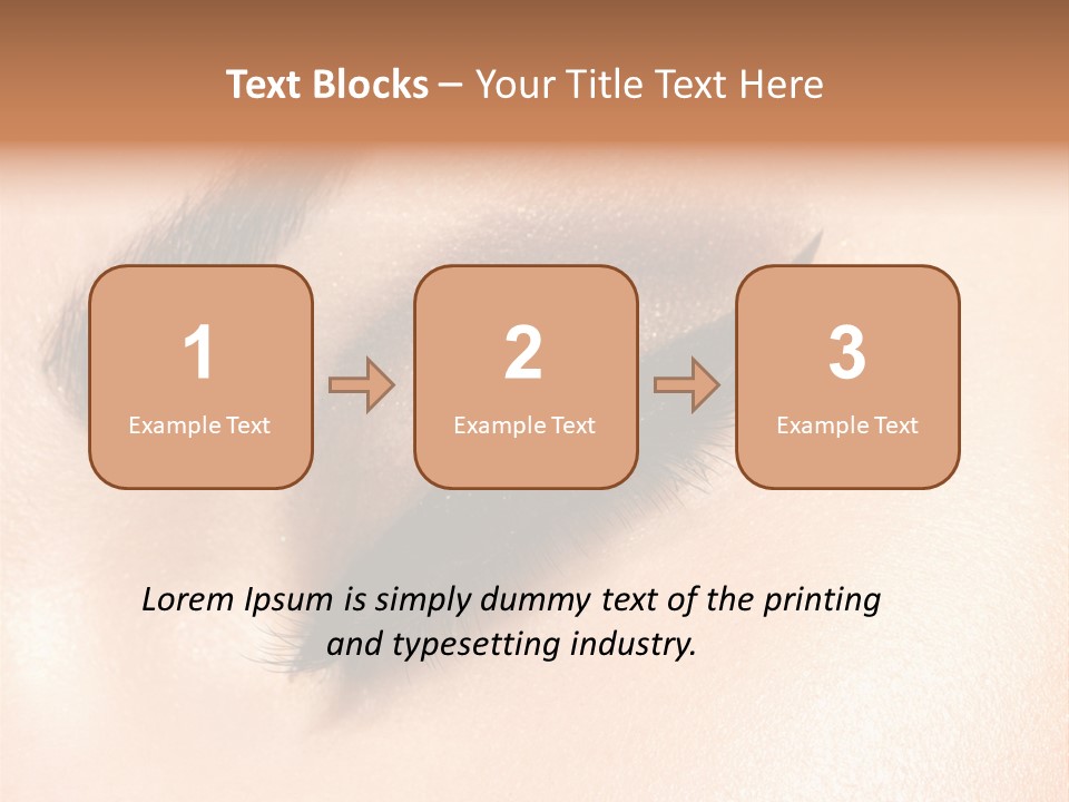 Vision Colorful Makeup PowerPoint Template