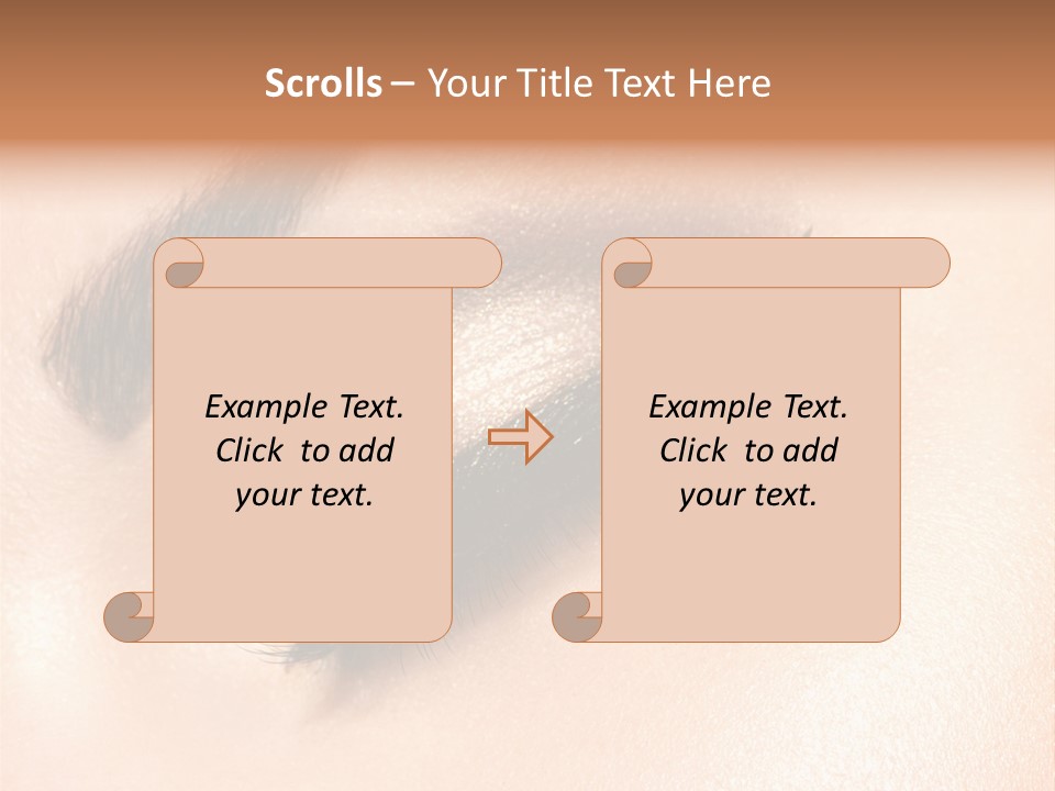 Vision Colorful Makeup PowerPoint Template