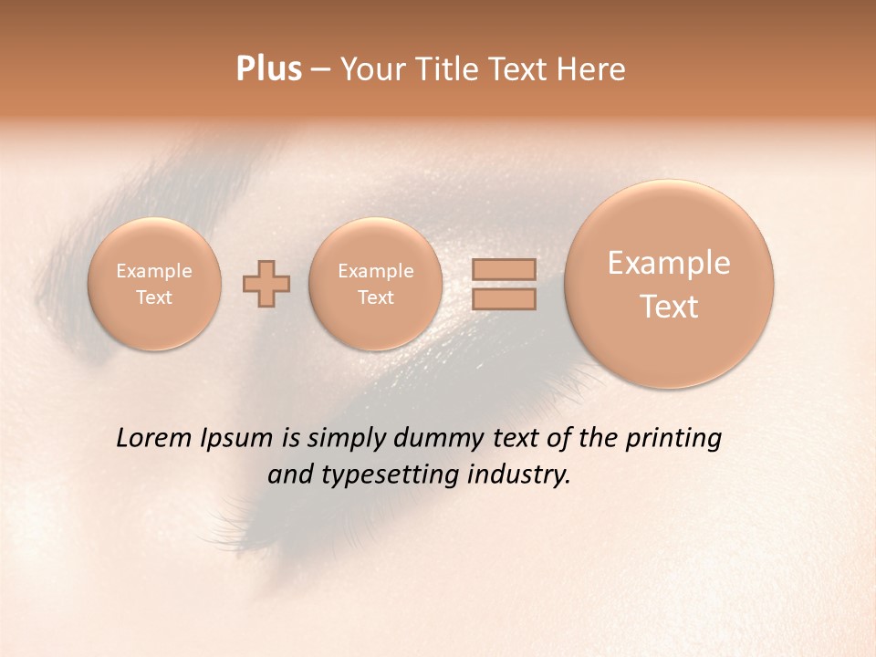 Vision Colorful Makeup PowerPoint Template