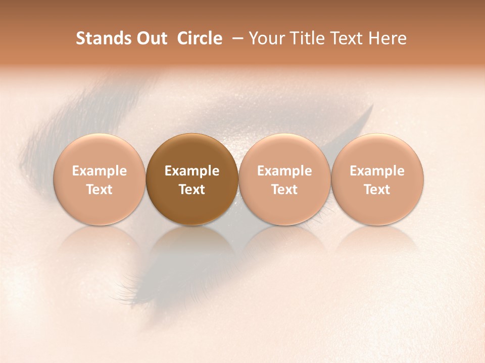 Vision Colorful Makeup PowerPoint Template