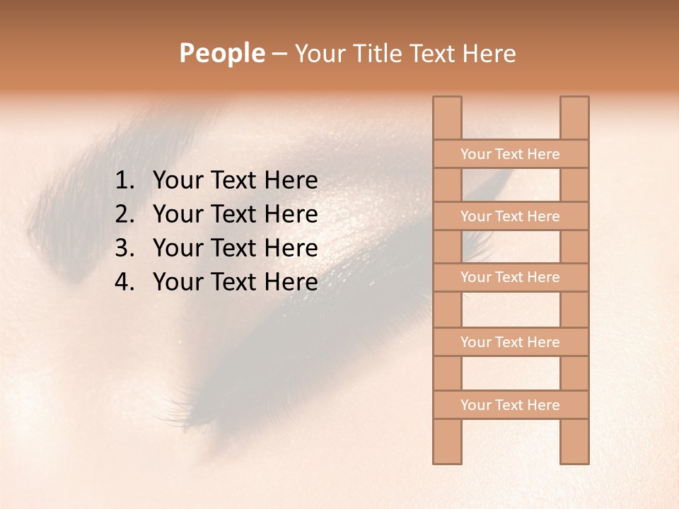 Vision Colorful Makeup PowerPoint Template