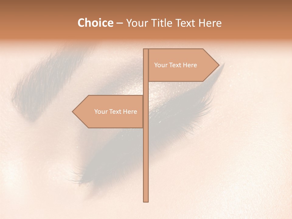 Vision Colorful Makeup PowerPoint Template