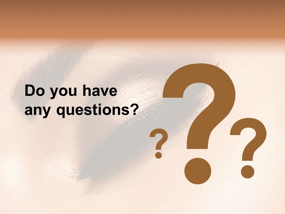 Vision Colorful Makeup PowerPoint Template