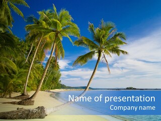 Getaway Hot Sand PowerPoint Template