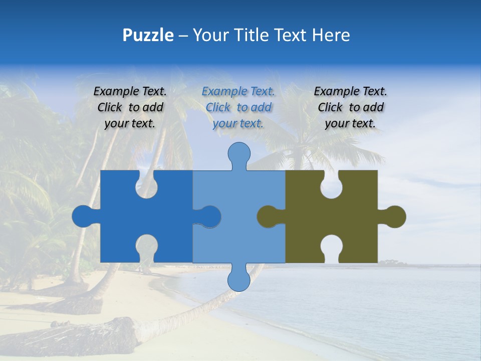 Getaway Hot Sand PowerPoint Template