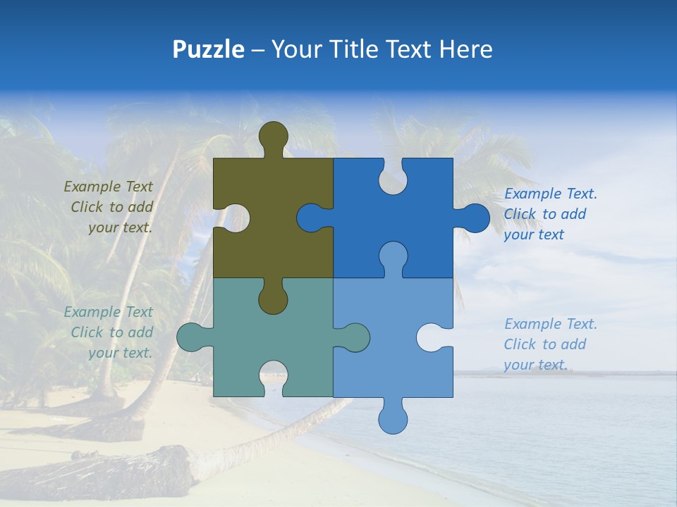 Getaway Hot Sand PowerPoint Template