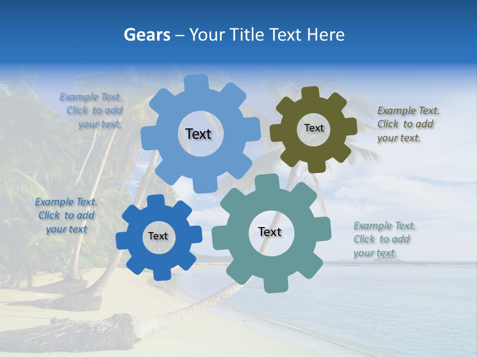 Getaway Hot Sand PowerPoint Template