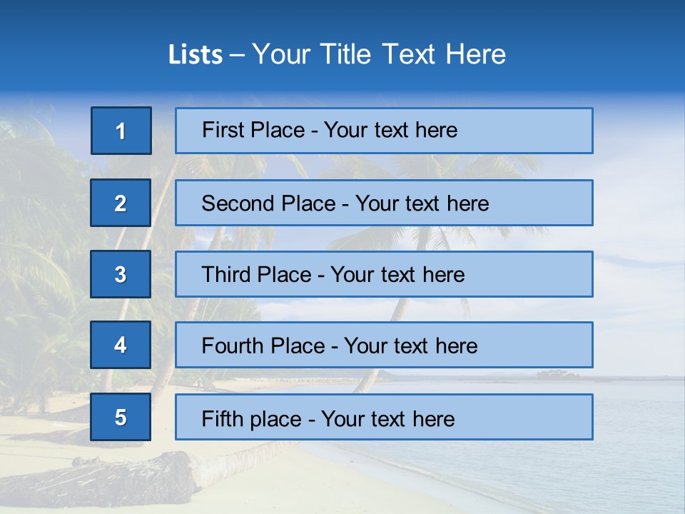 Getaway Hot Sand PowerPoint Template