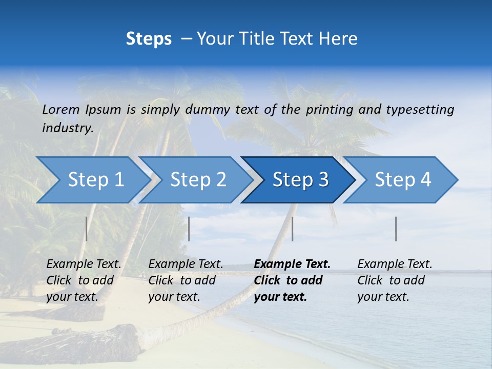 Getaway Hot Sand PowerPoint Template