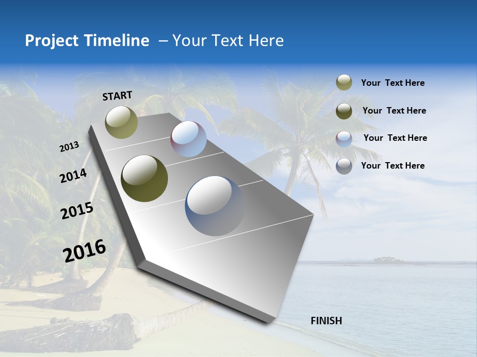 Getaway Hot Sand PowerPoint Template