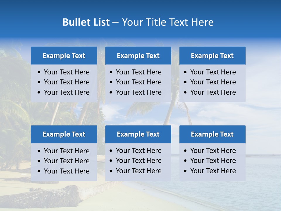 Getaway Hot Sand PowerPoint Template