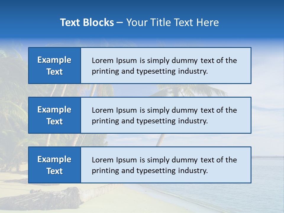 Getaway Hot Sand PowerPoint Template