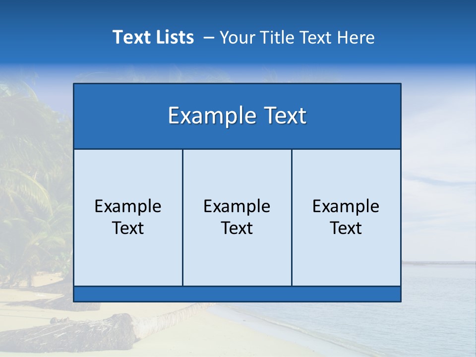 Getaway Hot Sand PowerPoint Template