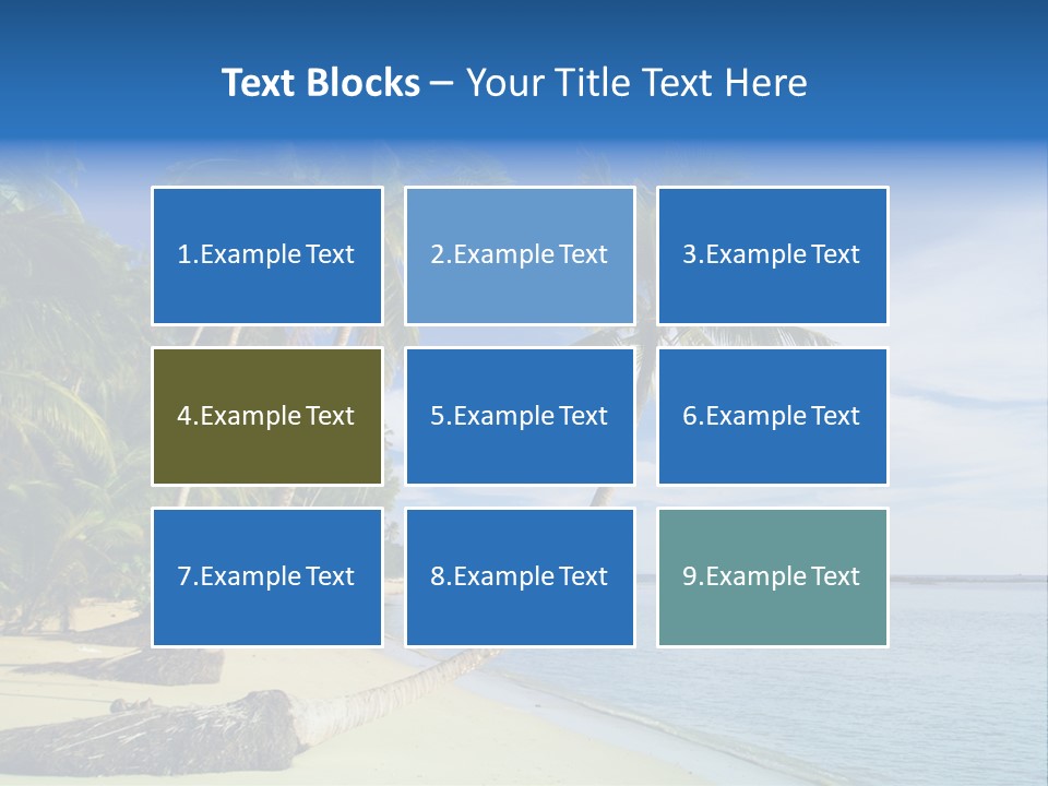 Getaway Hot Sand PowerPoint Template