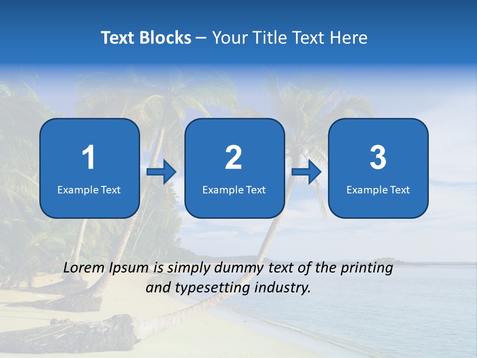Getaway Hot Sand PowerPoint Template