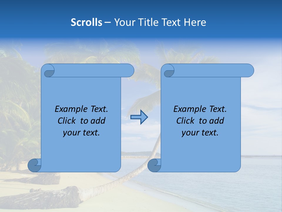 Getaway Hot Sand PowerPoint Template