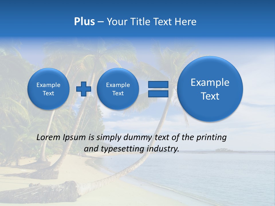 Getaway Hot Sand PowerPoint Template