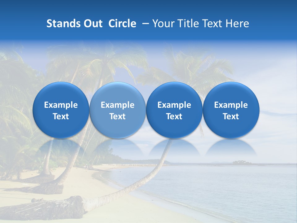 Getaway Hot Sand PowerPoint Template