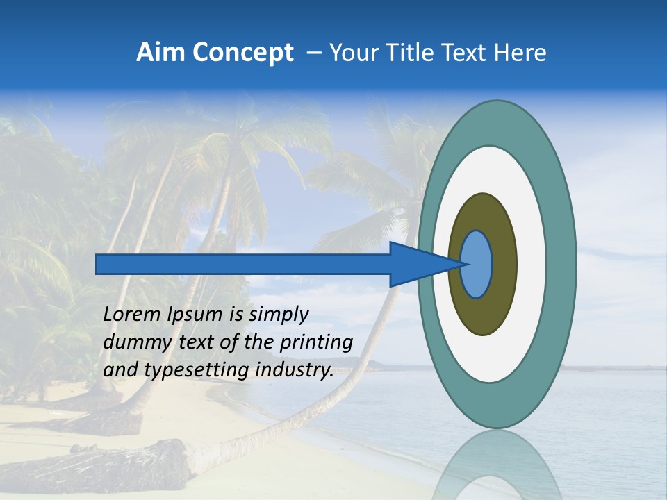 Getaway Hot Sand PowerPoint Template