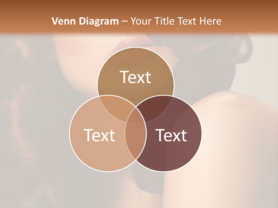 Brown Hairdressing Hairstyle PowerPoint Template