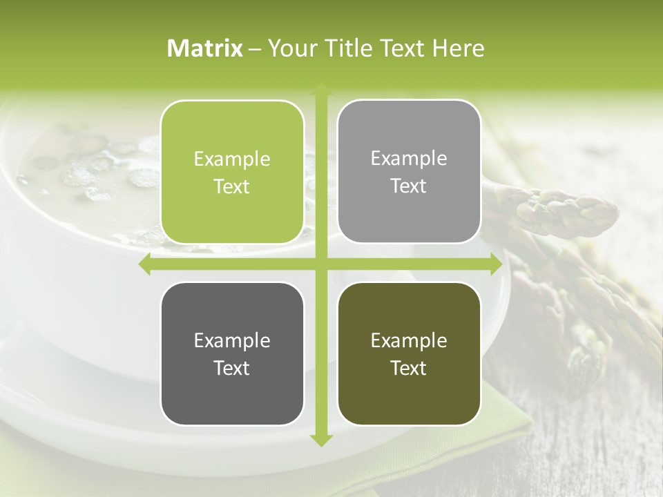 Asparagus Saison Fresh PowerPoint Template