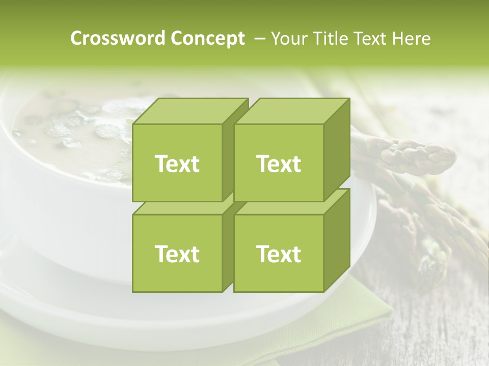 Asparagus Saison Fresh PowerPoint Template