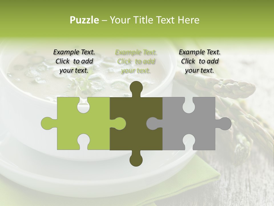 Asparagus Saison Fresh PowerPoint Template