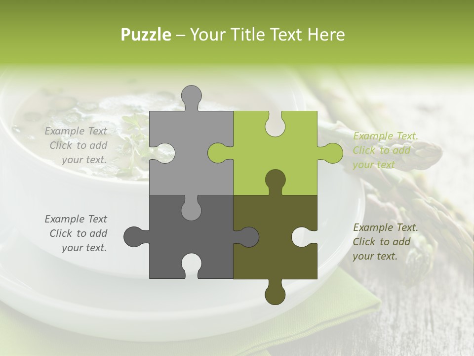 Asparagus Saison Fresh PowerPoint Template