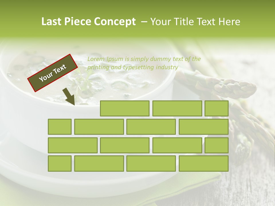 Asparagus Saison Fresh PowerPoint Template