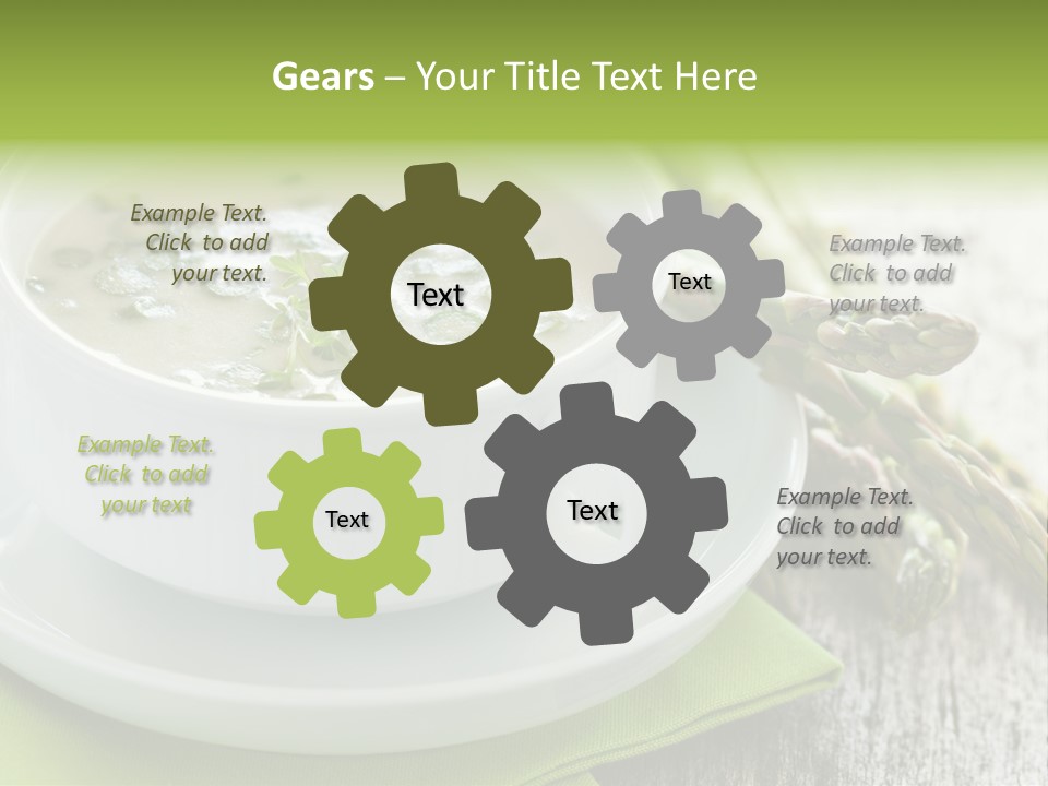 Asparagus Saison Fresh PowerPoint Template