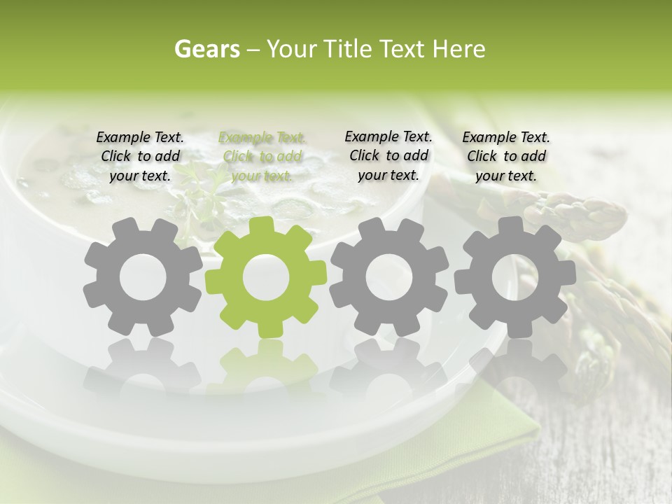 Asparagus Saison Fresh PowerPoint Template