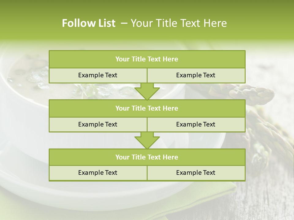 Asparagus Saison Fresh PowerPoint Template