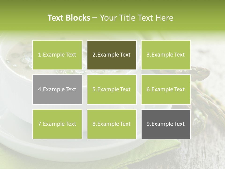 Asparagus Saison Fresh PowerPoint Template