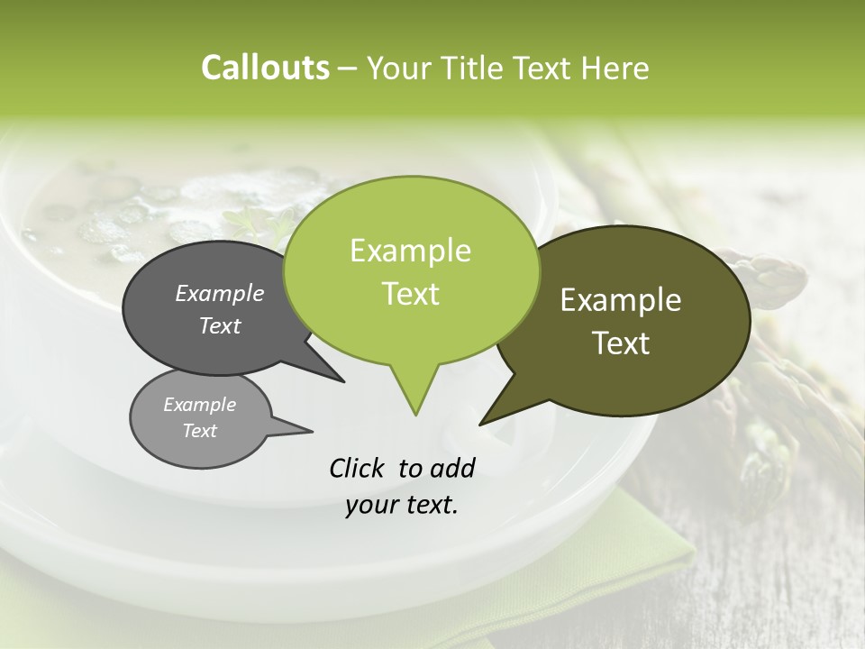 Asparagus Saison Fresh PowerPoint Template