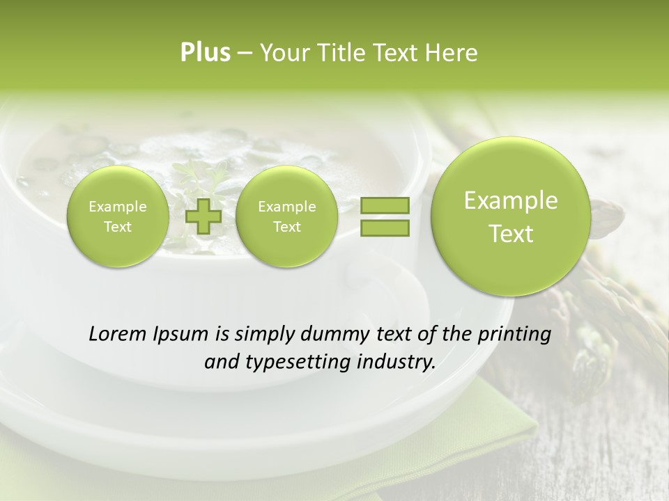 Asparagus Saison Fresh PowerPoint Template