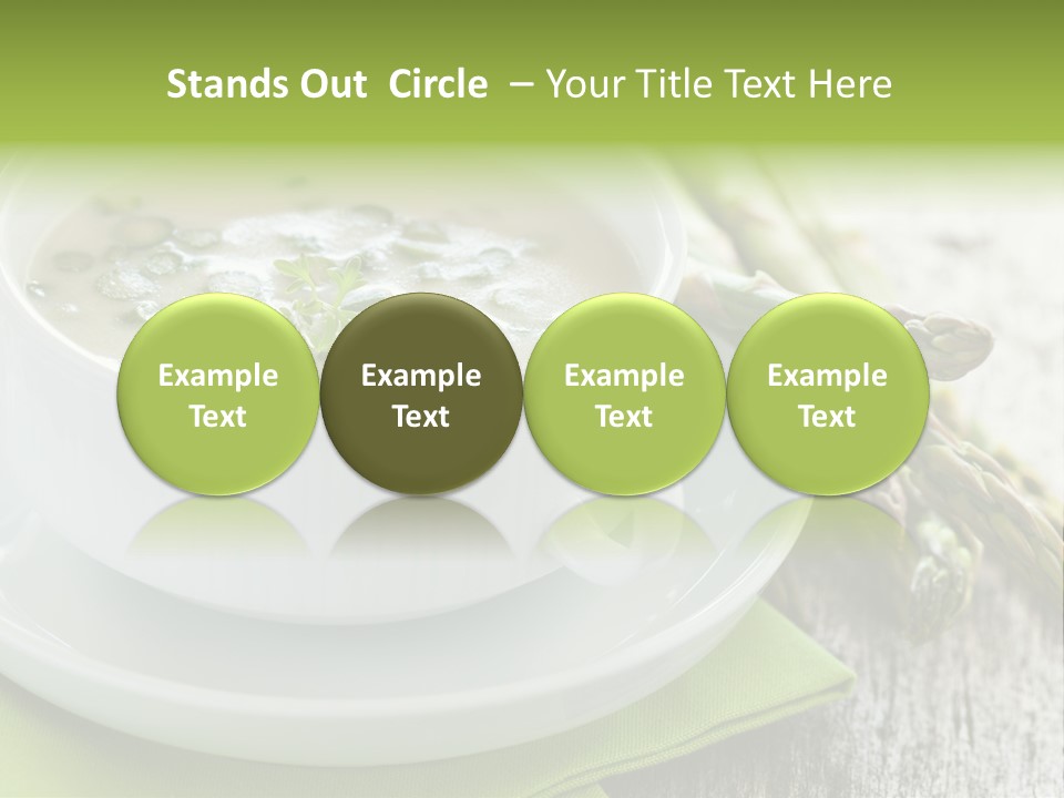 Asparagus Saison Fresh PowerPoint Template