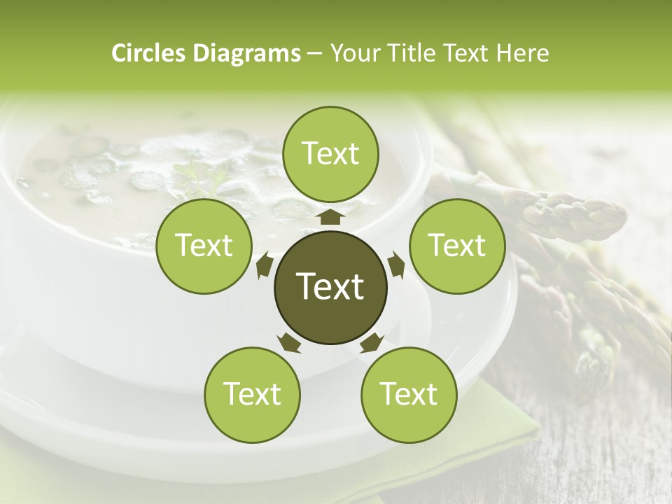 Asparagus Saison Fresh PowerPoint Template