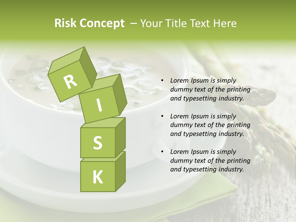 Asparagus Saison Fresh PowerPoint Template