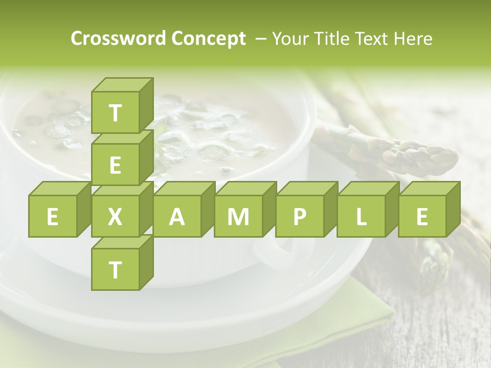 Asparagus Saison Fresh PowerPoint Template