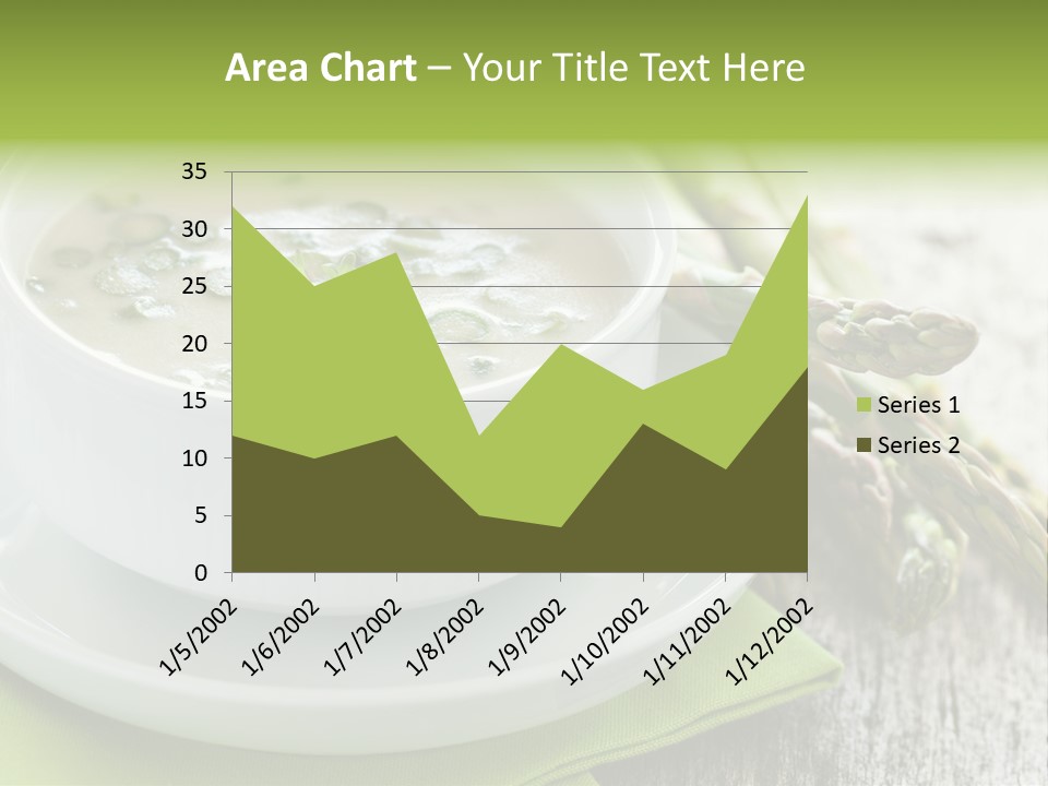 Asparagus Saison Fresh PowerPoint Template