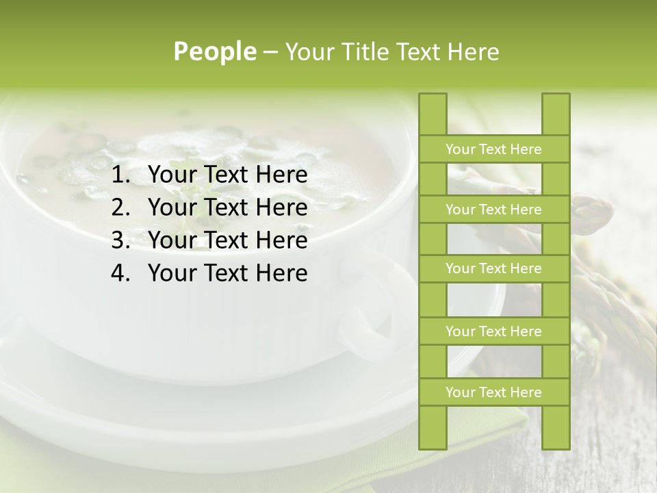 Asparagus Saison Fresh PowerPoint Template