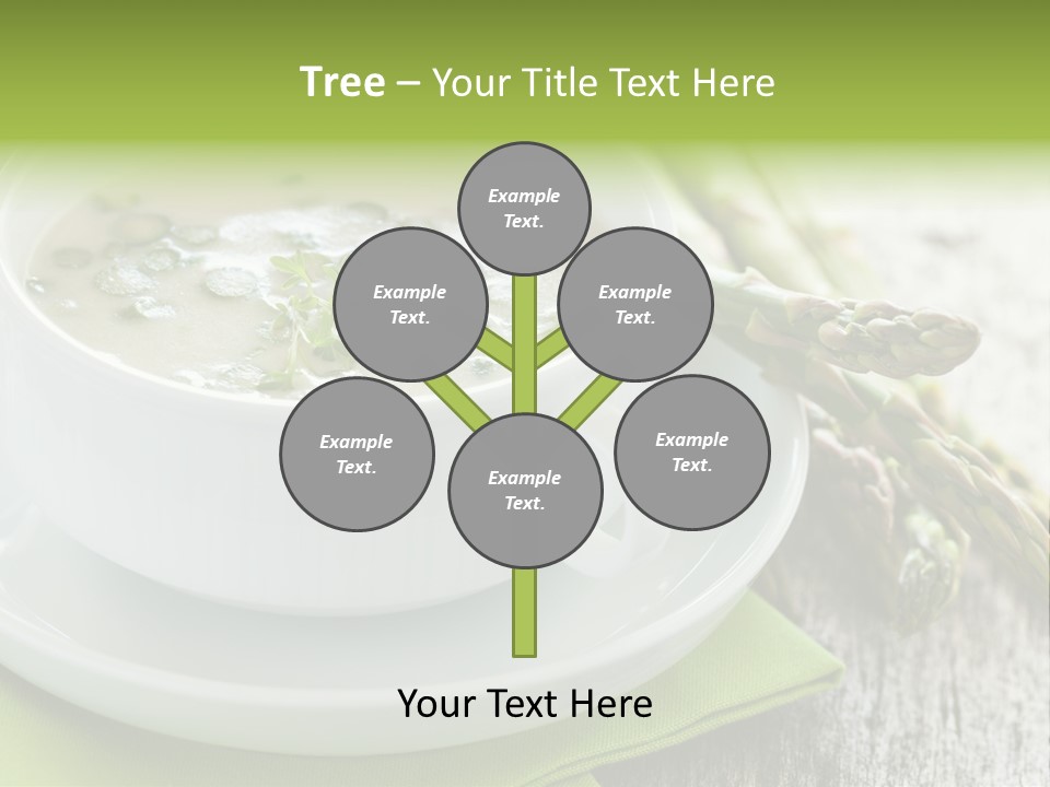 Asparagus Saison Fresh PowerPoint Template
