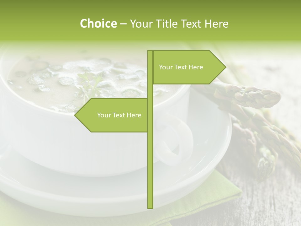 Asparagus Saison Fresh PowerPoint Template