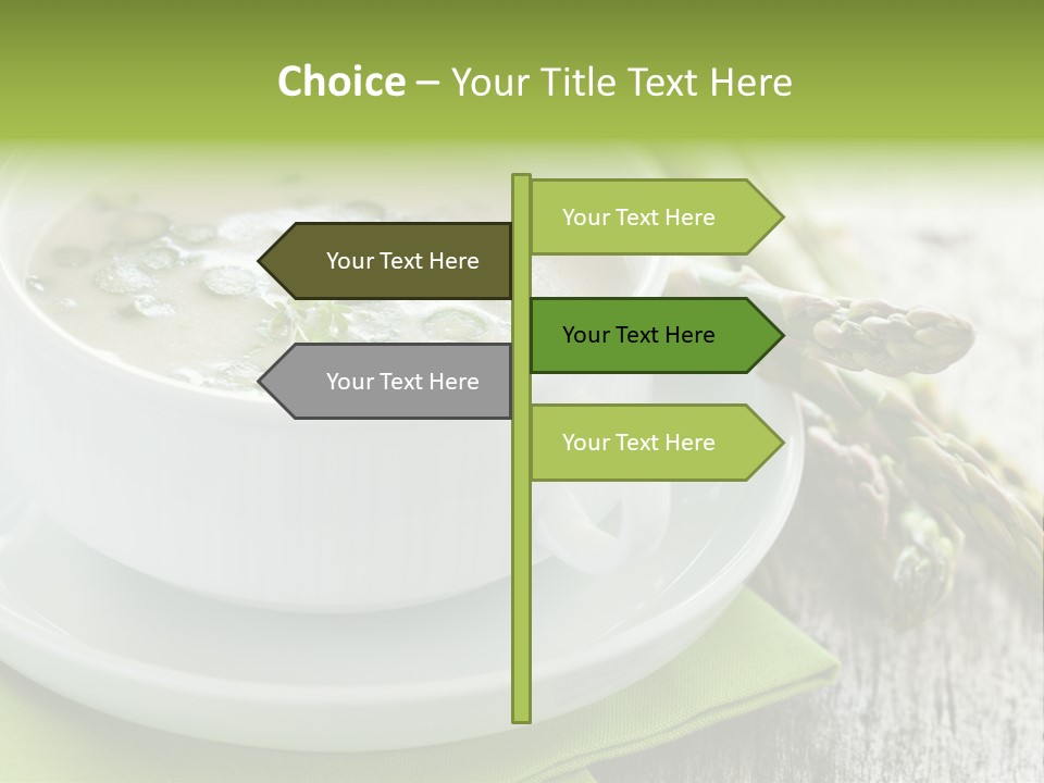 Asparagus Saison Fresh PowerPoint Template