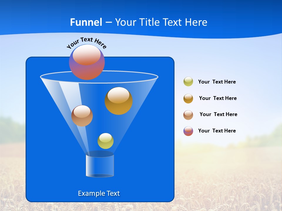 Background Wheat Straw PowerPoint Template